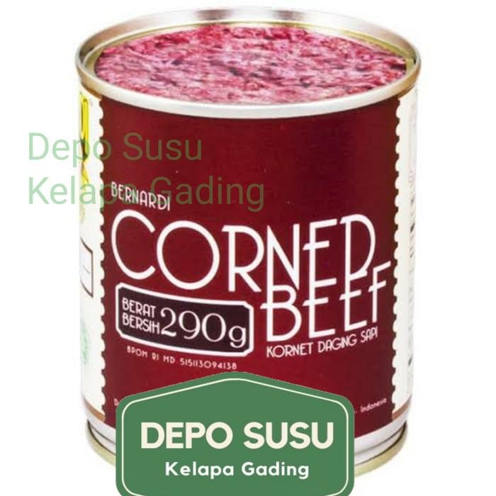 

Promo Bernardi Corned Beef 190gr / 290gr Kornet Daging Sapi Kaleng