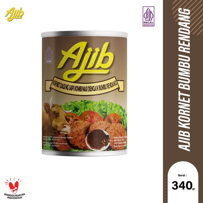 

Promo Ajib Kornet Sapi Rendang Kaleng 340gr Corned Beef Rendang