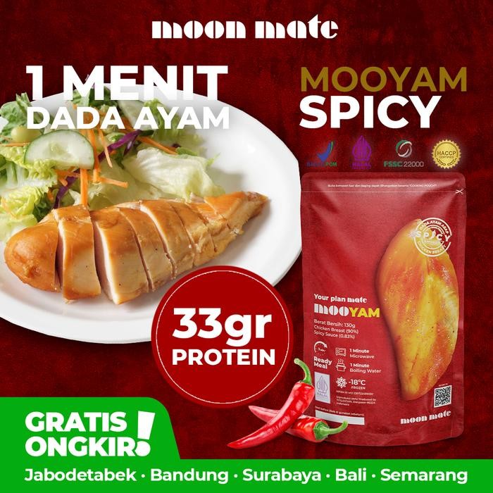 

Baru Moon Mate MOOYAM Dada Ayam Spicy 1 Menit Siap Saji