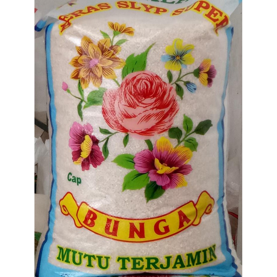 

Baru Beras Slyp Super Cap Bunga 20 Kg - Beras Premium