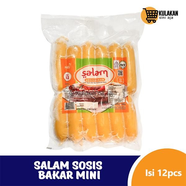 

Baru Salam Sosis Bakar Mini 12 pcs 500gr