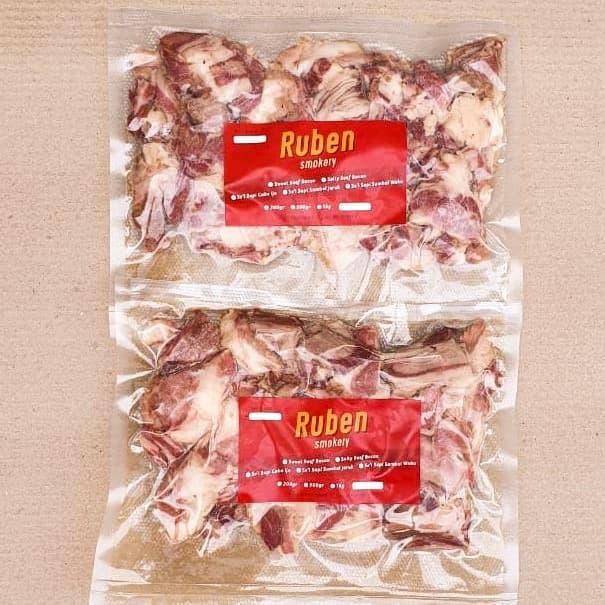 

Baru Sei Sapi 4 Sambal 1kg Daging Asap Premium