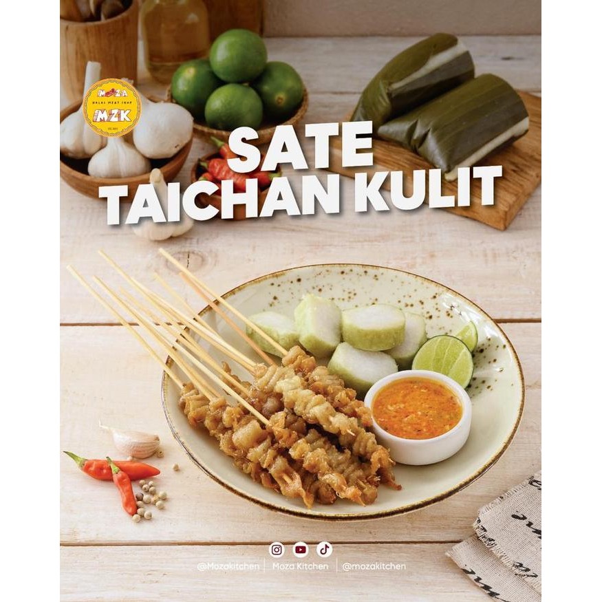 

Baru Sate Kulit Taichan MZK Pedas Gurih