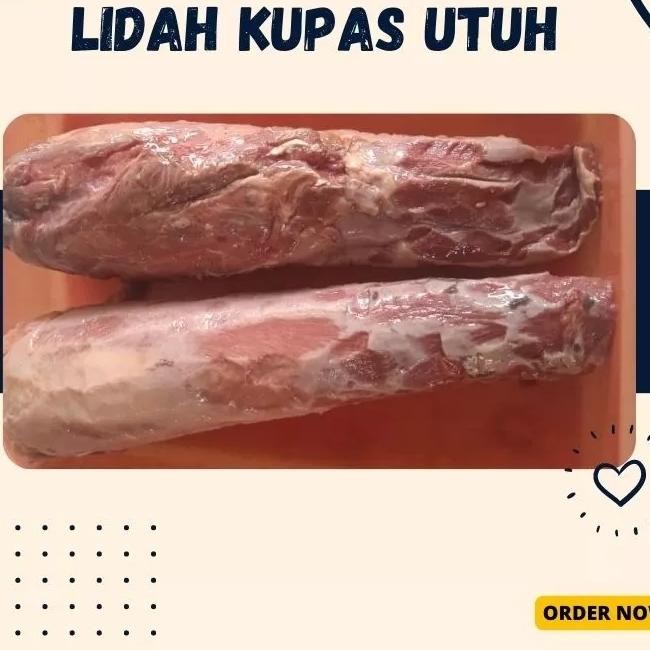 Baru Lidah Sapi Kupas Utuh Per 1kg