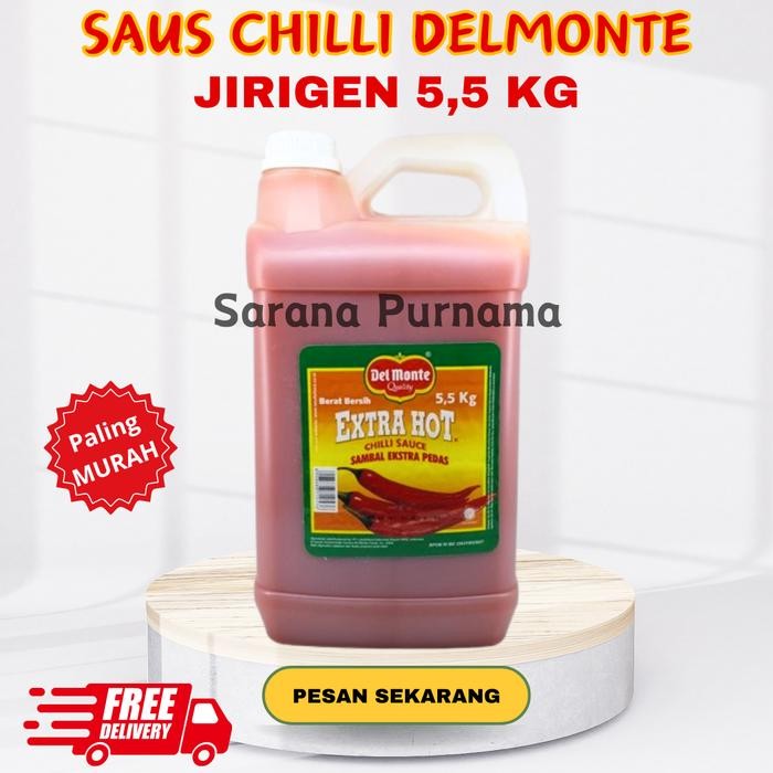 

saos delmonte extrahot 5.5kg/DELMONTE/sambal/saos tomat/SAOS TOMAT