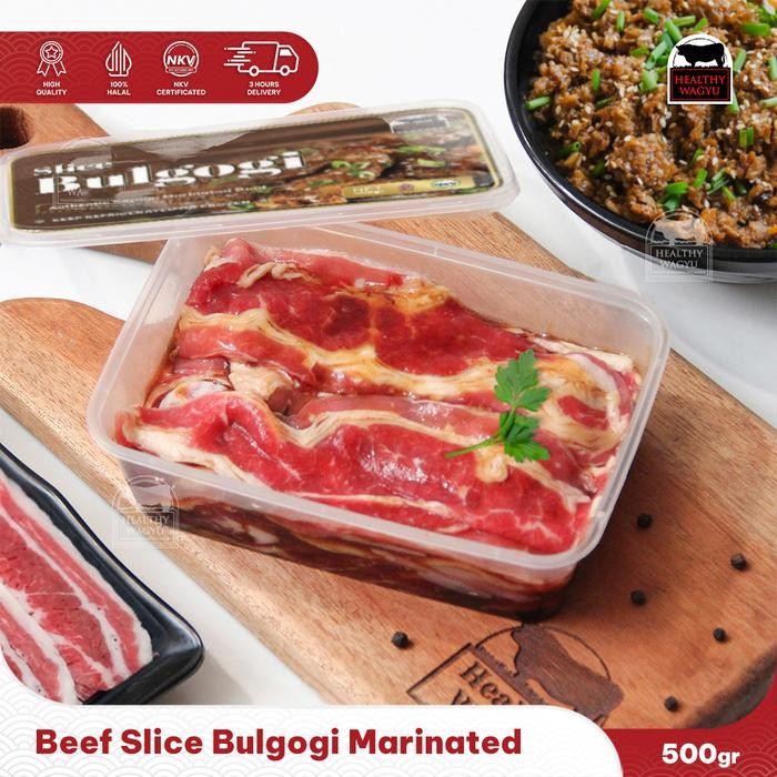 

Baru Beef Slice Bulgogi Marinated 500gr Siap Masak