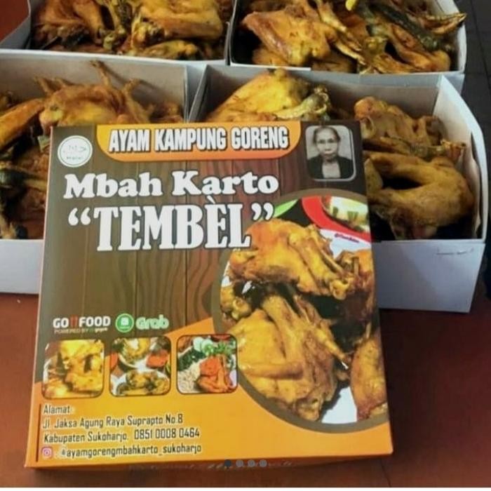 

Baru Ayam Goreng Mbah Karto Tembel Asli Solo