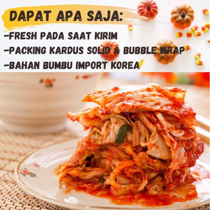 

Baru Kimchi Original Korea 500gr Halal Premium