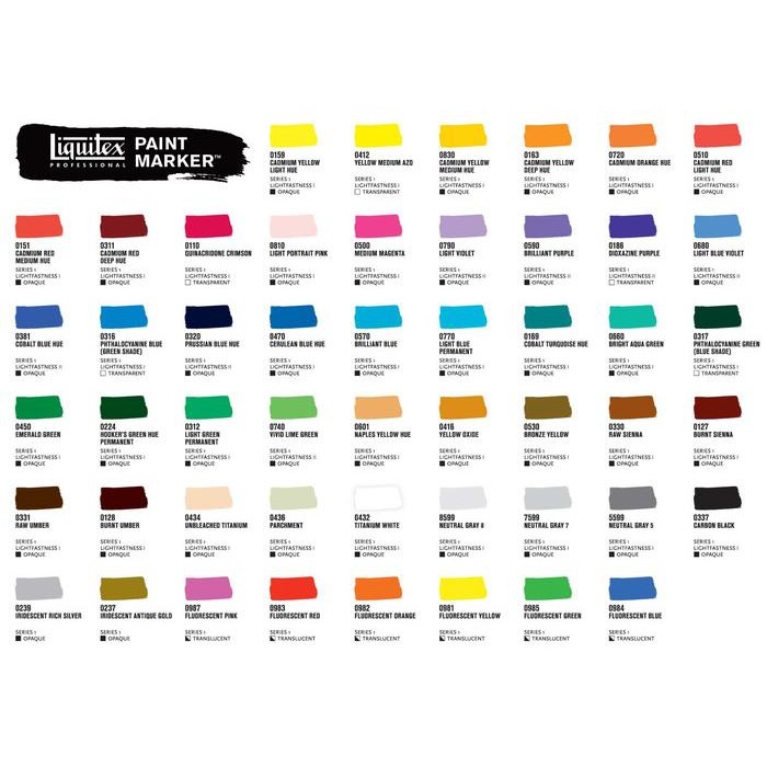 

Liquitex Professional Paint Marker 2Mm Fine Nib 6-Pcs Set