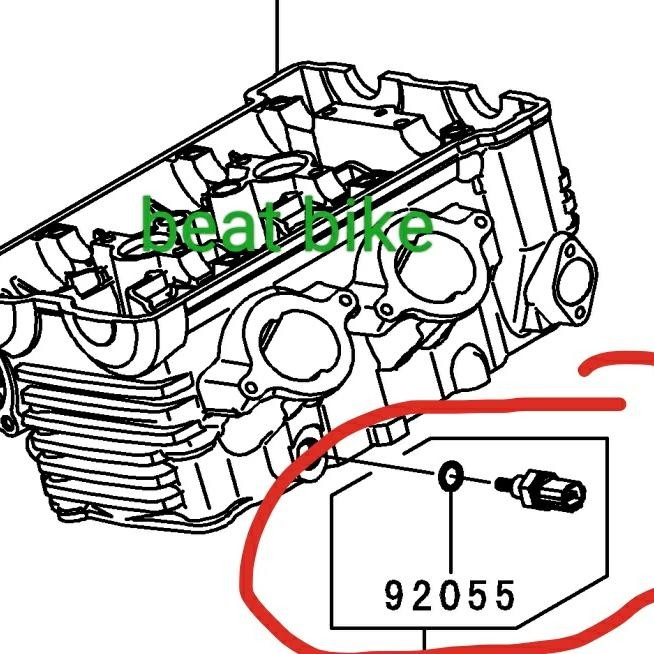 SENSOR PANAS TEMPERATUR ER6N ER6 NINJA 650