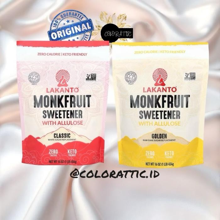 

Lakanto Monkfruit Sweetener With Allulose Classic/Golden 454 Grams