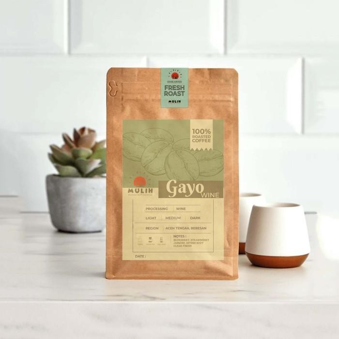 

Biji Kopi Bubuk Arabika Gayo Wine Arabica Coffee Roast Bean Mulih 1 kg