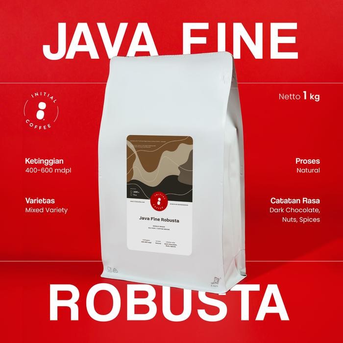 

Biji Kopi Java Fine Robusta Initial Coffee 1 kg