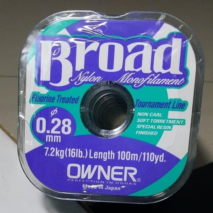 Senar Owner Broad 0.24Mm - 0.30Mm 100M Monofilament