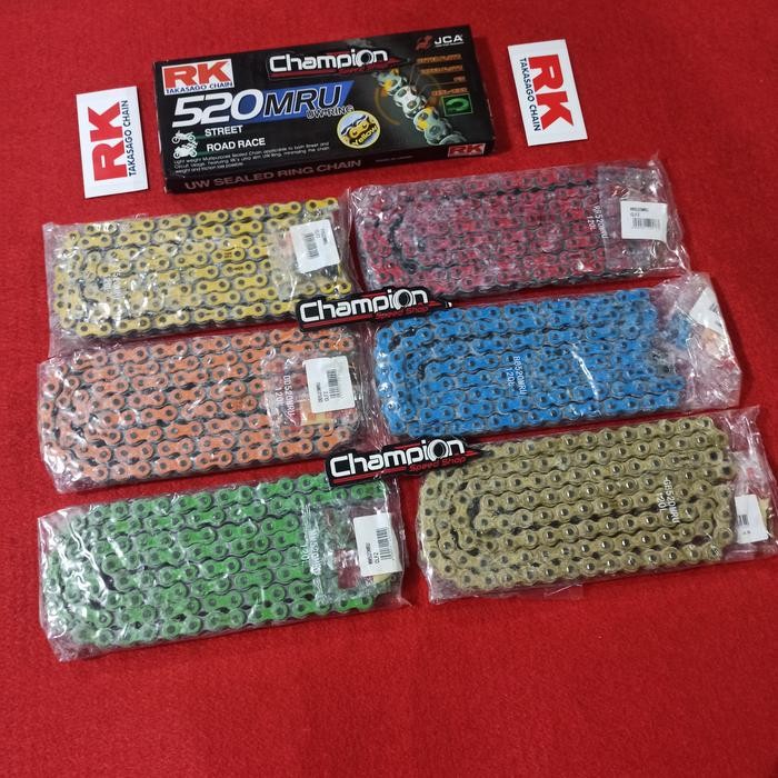 RANTAI RK TAKASAGO CHAIN 520 MRU UW-RING R25 MT25 ER6N KTM DUKE 250