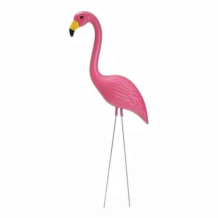 Patung Flamingo Hiasan Taman Flamingo Plastik Dekorasi Rumah (TERBAIK) (TERBARU) (TERMURAH)