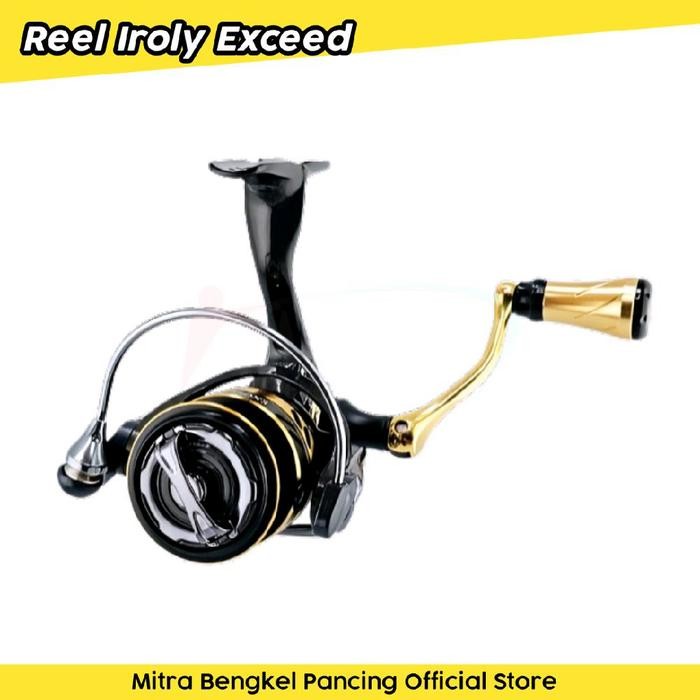 Reel Iroly Exceed Carbon Body 500 - 1000 Salt Water Mini Ultralight Reel Pancing Original