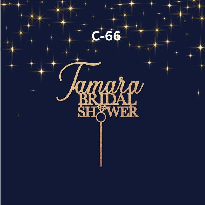 Bridal Shower Cake Topper / Topper Custom / Hiasan Kue / Bride To Be