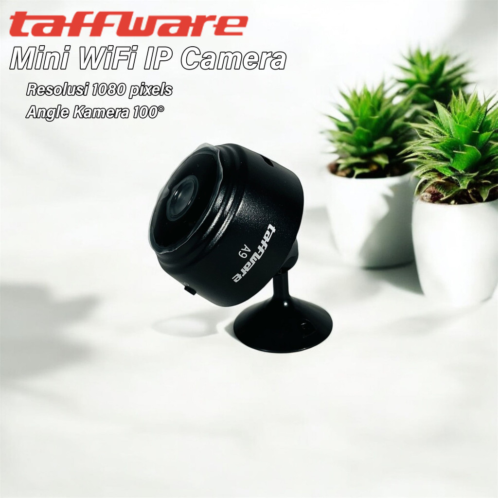 (JDKU)  Taffware Mini WiFi IP Camera CCTV 1080P - A9 Kualitas Terbaik