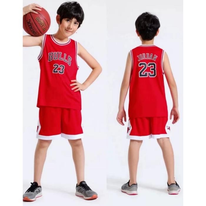 Setelan Jersey Baju Basket Anak Kids Jersey Basketball