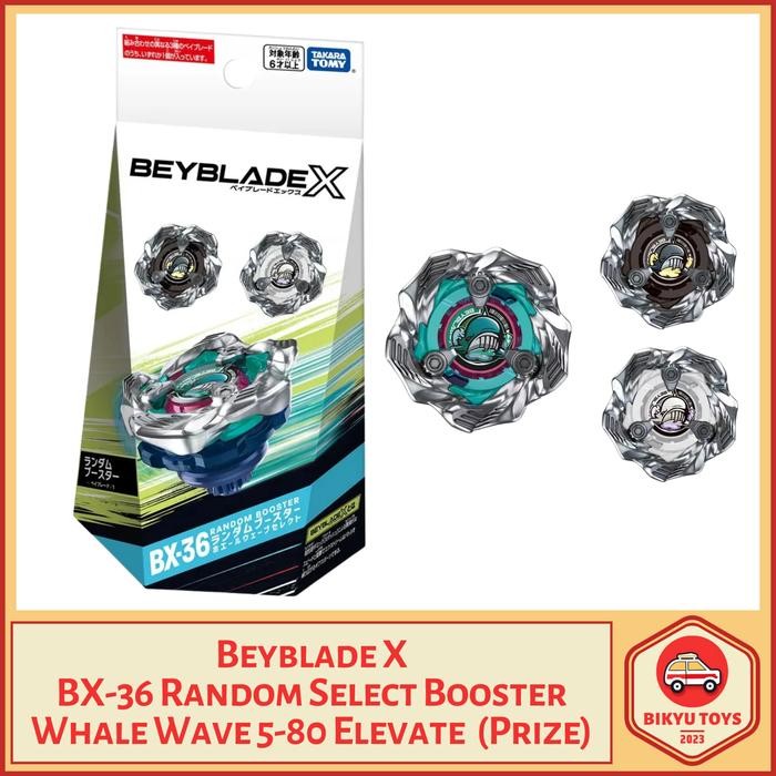 Sale Beyblade X Bx-36 Random Booster Select Whale Wave Ratchet 5-80 Bit E Elevate Takara Tomy