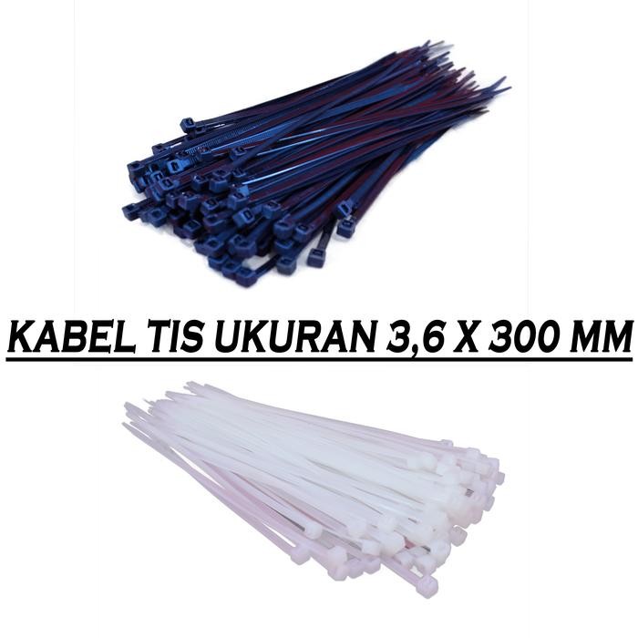 

ID KABEL TIS / CABLE TIES UKURAN 3,6 X 300 MM ISI 100 PCS
