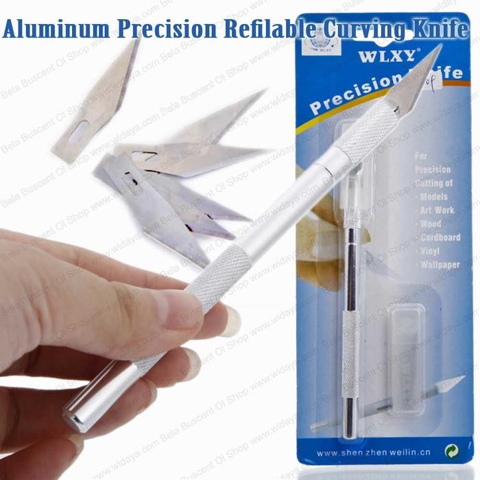 

ID PISAU ART WORK STRENGTH ALUMINIUM CRAFT PRECISION PEN KNIFE REFIL 5 BH