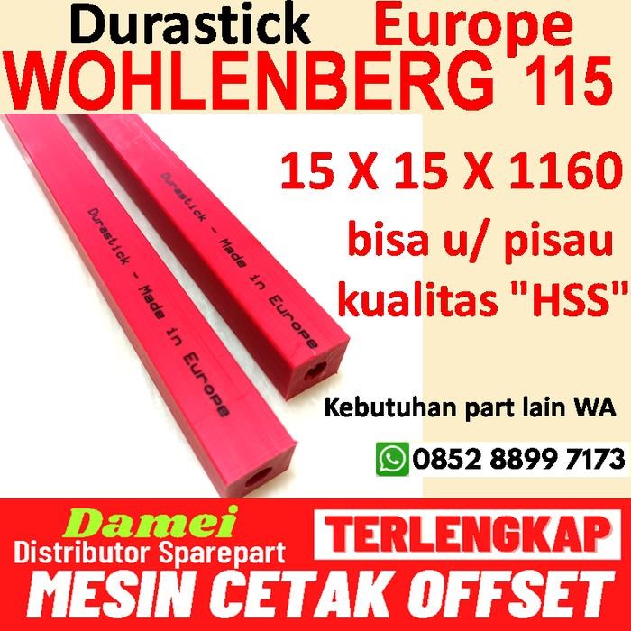 

ID CUTTING STICK WOHLENBERG 115 SPARE PART MESIN POTONG KERTAS OFFSET