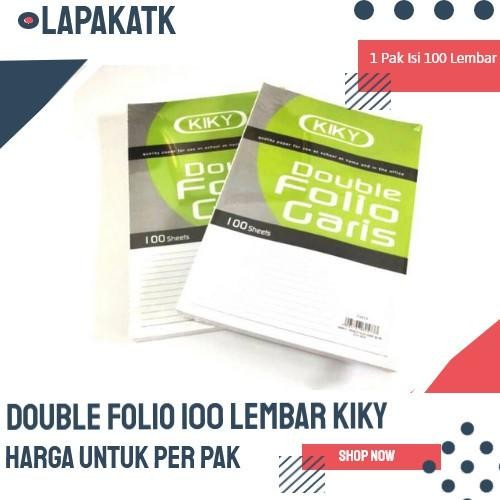 

KOIC Kertas Double Folio Garis 100 Lembar Kiky