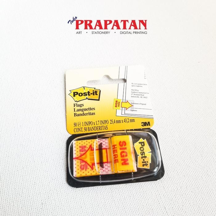 

KOIC Post It 3M Sign Here / Sticky Notes