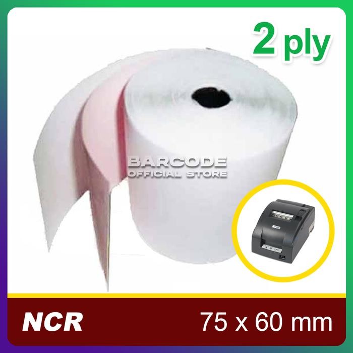 

KOIC Kertas Struk Kasir 75 X 60 Mm - 2Ply - Rangkap 2