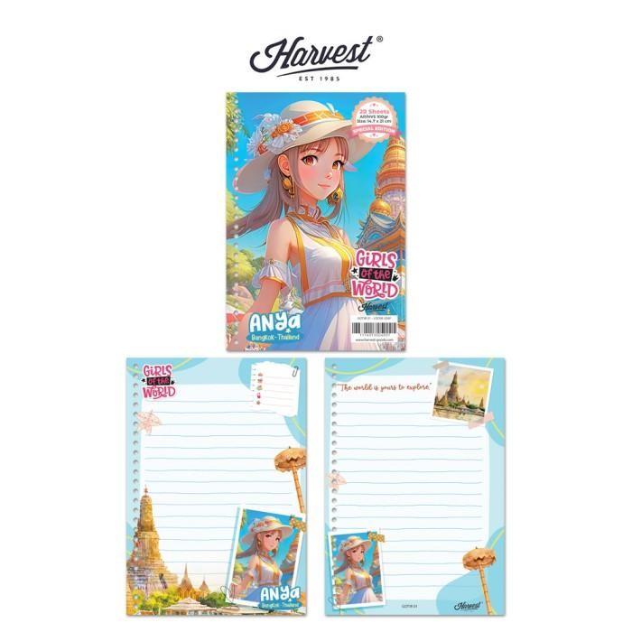 

KOIC Loose Leaf / Kertas Binder Harvest A5 Girls Of The World - Bangkok