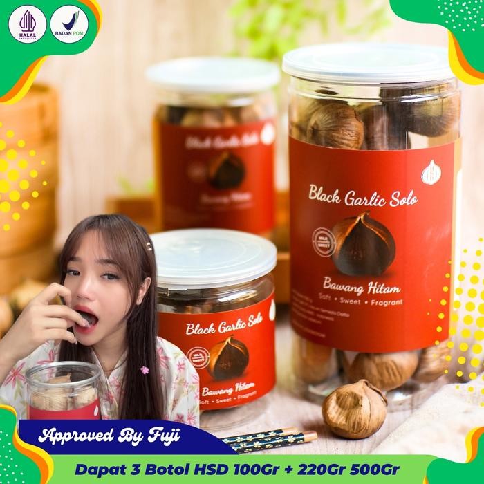 

black garlic tunggal 3 in 1 + goodie bag herbal sehat stok terbatas