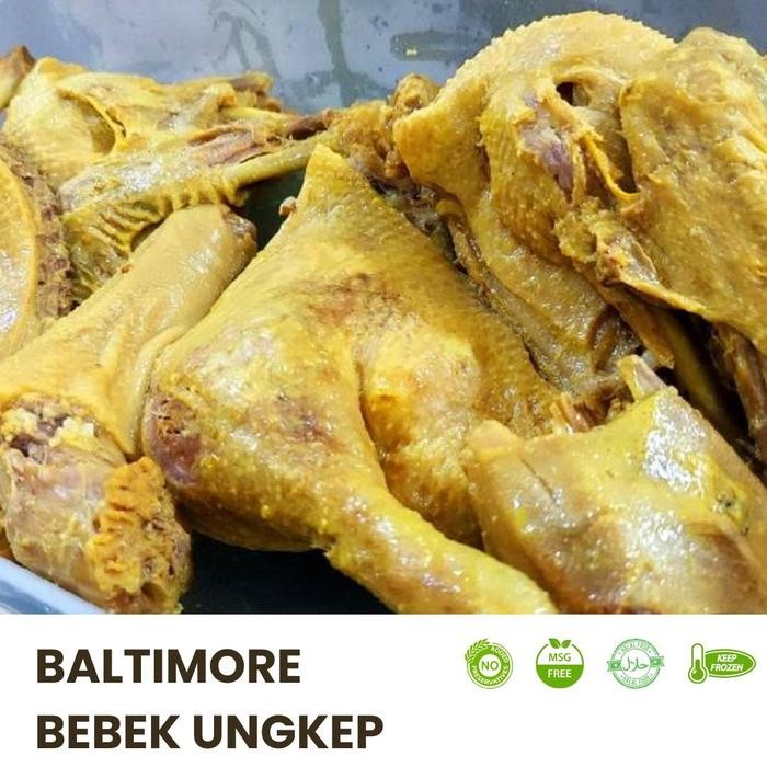 

bebek ungkep bumbu gurih 1 ekor - siap goreng / bakar stok terbatas