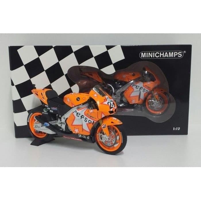 1/12 MINICHAMPS HONDA RC212V REPSOL STONER ARAGON GP MINIATUR MOTOR