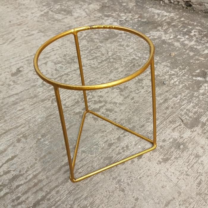 Khusus Grab Dapat 3 Rak/Standing Pot Segitiga/Rak Pot Besi/Informa