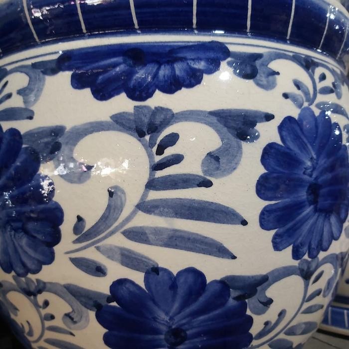 Bisa E-Katalog Pot Keramik Diameter 40Cm Biru