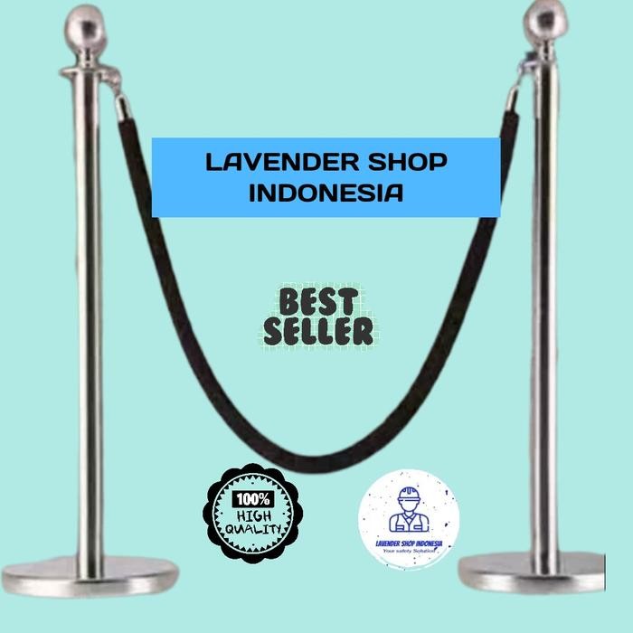 

Promo Tiang Pembatas Antrian Tali Bludru - Pembatas Antrian Bank
