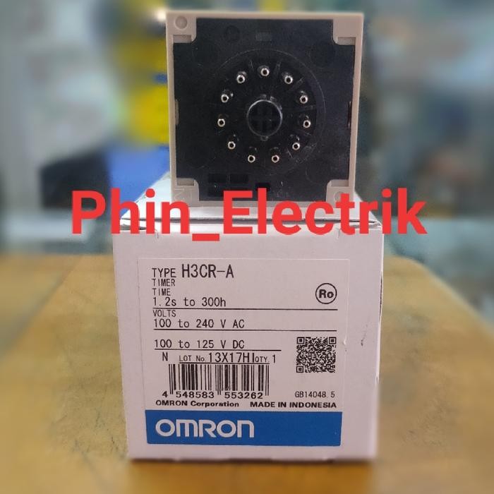 Timer omron H3CR-A 220V 11 kaki/11 pin original omron h3cr A