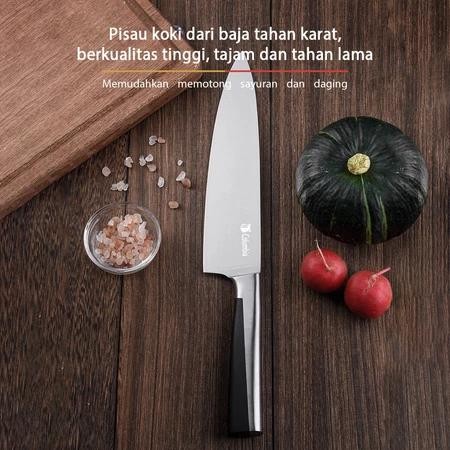 Pisau stanlees - Pisau Baja/Dapur pisau/pisau daging super tajam/33cm/5mm