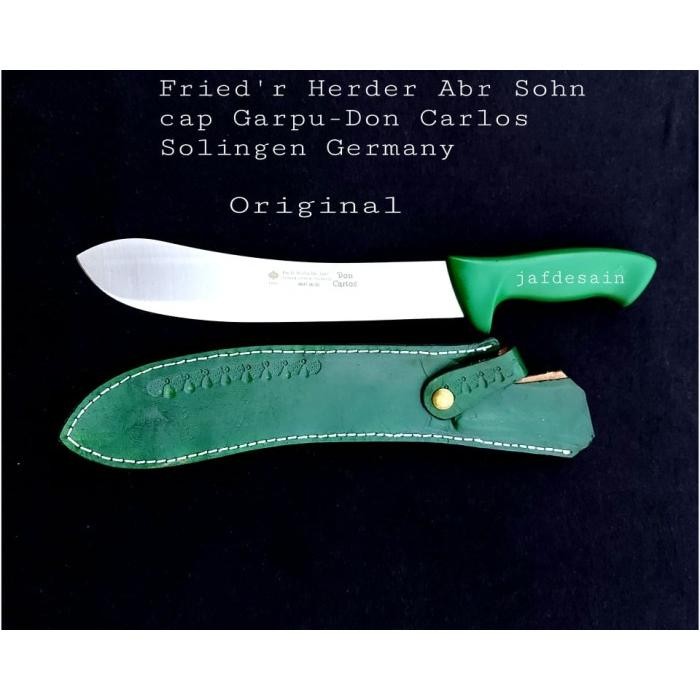 Pisau Sembelih Cap Garpu Don Carlos Bullnose 10" Original Solingen Germany