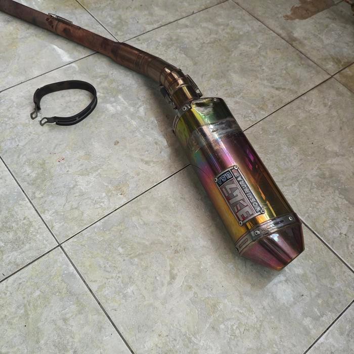 Knalpot Racing Suzuki Gsx R150 S150 Yoshimura Rainbow Big Gsx R 150 S Volume Inlet 50 Second Bekas