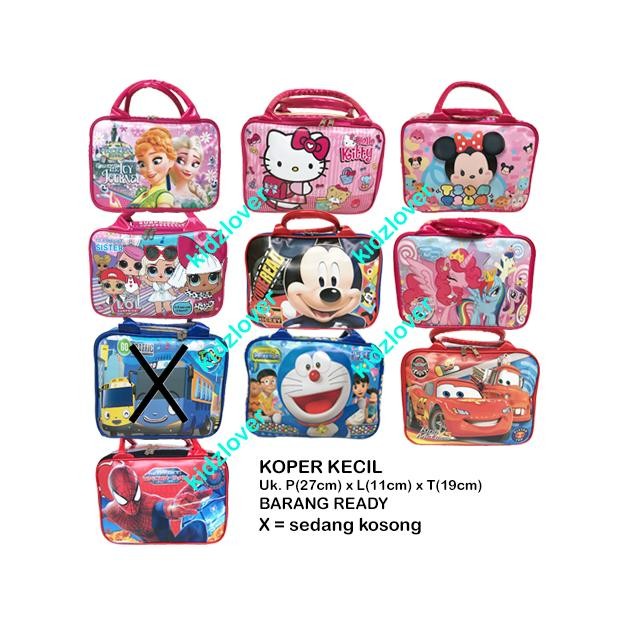 Converrse Exsport - Frozen Tas Travel Bag Kanvas Koper Piknik Renang Karakter Anak - Mini