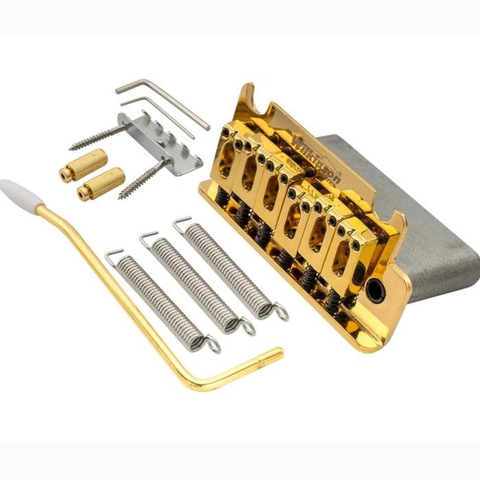 Tremolo Bridge Gitar Stratocaster Dual Pivot Wilkinson WOV-07 Gold
