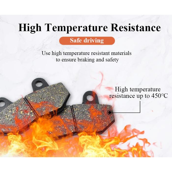 Kampas Rem Honda 500 Shadow 250 250Cc Cbr 400 Vfr 1100 Cb 1000Cc Nc23 Aksesoris