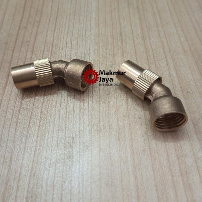 PJ spuyer nozzle bengkok lubang 1 kuningan untuk mesin semprot manual