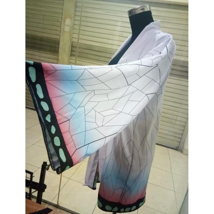 Costume Cosplay Shinobu Kimetsu No Yaiba Haori Yukata Kimono