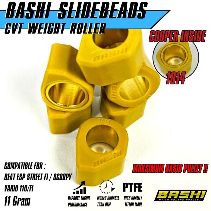 SLIDING ROLLER HONDA BEAT ESP STREET FI SCOOPY VARIO 110/FI TEFLON
