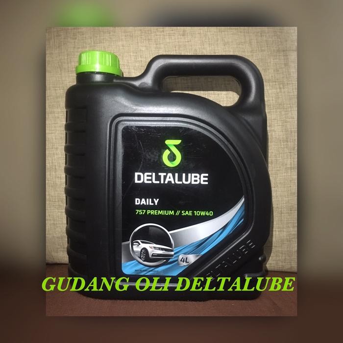 DELTALUBE DAILY 757 PREMIUM SAE 10W40 MOBIL KEMASAN 4L