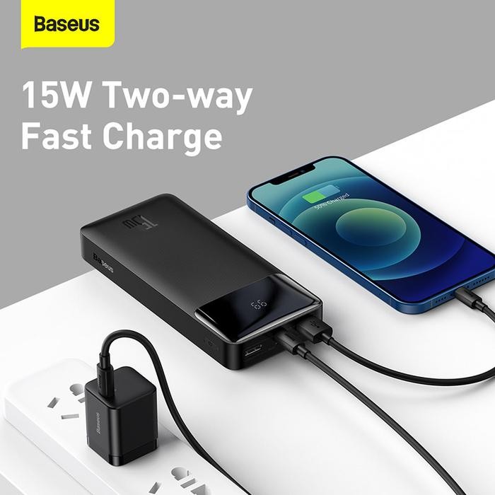 BASEUS BIPOW POWERBANK DIGITAL DISPLAY 20000MAH 15W